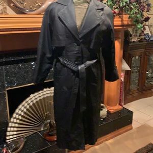 Worthington full quilted lined leather coat